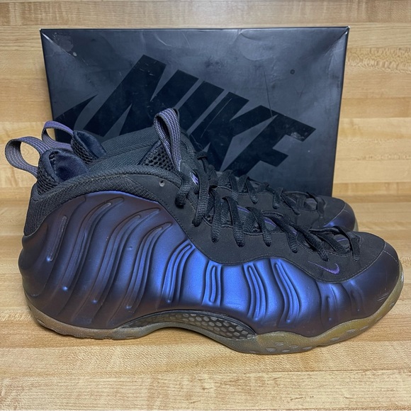 air foamposite purple